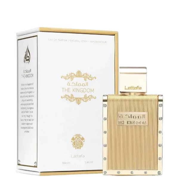 Perfume The Kingdom Lattafa Eau de Parfum Masculino - 100 ml