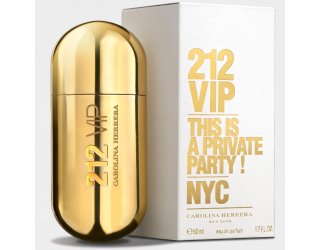 Perfume Carolina Herrera 212 Vip Gold Eau De Parfum Feminino - 50 ml Perfume Carolina Herrera 212 Vip Gold Eau De Parfum Feminino - 50 ml