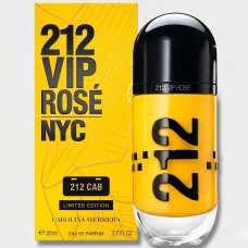 Perfume Carolina Herrera 212 Vip Rosé 212 CAB EDP Edição Limitada Feminino - 80 ml