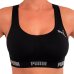 Top Puma Sem Costura Feminino - Preto
