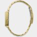 Relógio Lince Analógico Quadrado Pulseira Elos Cravejado Feminino - Dourado