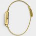 Relógio Lince Analógico Retangular Pulseira Mesh Feminino - Dourado