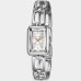 Relógio Lince Analógico Retangular Pulseira Chain Feminino - Prata