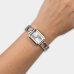 Relógio Lince Analógico Retangular Pulseira Chain Feminino - Prata