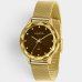 Relógio Lince Analógico Urban Pulseira Mesh Feminino - Dourado e Marrom