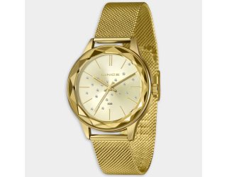 Relógio Lince Analógico Urban Pulseira Mesh Feminino - Dourado Relógio Lince Analógico Urban Pulseira Mesh Feminino - Dourado