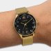 Relógio Lince Analógico Pulseira Mesh Feminino - Dourado e Preto