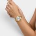 Relógio Lince Analógico Pulseira Gold Elos Feminino - Dourado e Branco