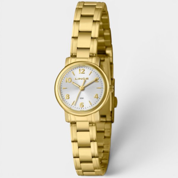 Relógio Lince Analógico Casual Feminino - Dourado