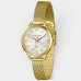 Relógio Lince Analógico Pulseira Gold Mesh Feminino - Dourado