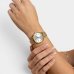 Relógio Lince Analógico Pulseira Gold Mesh Feminino - Dourado