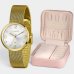 Relógio Lince Analógico Pulseira Mesh Feminino - Dourado e Branco