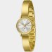 Relógio Lince Analógico Grace Classic Pulseira Elos Feminino - Dourado e Branco
