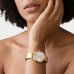 Relógio Lince Analógico Grace Classic Pulseira Elos Feminino - Dourado e Branco