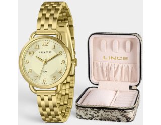 Relógio Lince Analógico Pulseira Elos Feminino - Dourado
