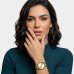Relógio Lince Analógico Dress Pulseira Elos Cravejado Feminino - Dourado