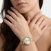Relógio Lince Analógico Grace Pulseira Elos Cravejado Feminino - Dourado