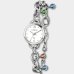 Relógio Lince Analógico Detalhe Pulseira Chain Feminino - Prata