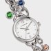 Relógio Lince Analógico Detalhe Pulseira Chain Feminino - Prata