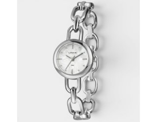 Relógio Lince Analógico Pulseira Chain Feminino - Prata