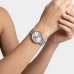 Relógio Lince Analógico Pulseira Mesh Feminino - Prata e Cobre