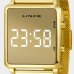 Relógio Lince Digital Led Quadrado Pulseira Mesh Feminino - Dourado