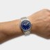 Relógio Orient Analógico Solartech Pulseira Elos Masculino - Prata e Azul