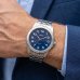 Relógio Orient Analógico Solartech Pulseira Elos Masculino - Prata e Azul Escuro