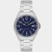 Relógio Orient Analógico Casual Solartech Pulseira Elos Masculino - Prata e Azul