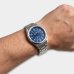 Relógio Orient Analógico Casual Solartech Pulseira Elos Masculino - Prata e Azul