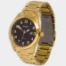 Relógio Orient Analógico Casual Pulseira Elos Masculino - Dourado e Preto