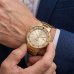 Relógio Orient Analógico Pulseira Elos Masculino - Dourado