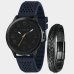 Relógio Lince Analógico 2 Pulseiras Masculino - Marinho e Preto