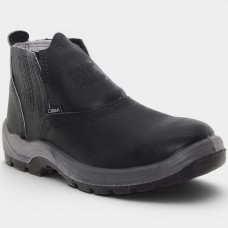 Botina De Segurança Biqueira de PVC Caban CA26835 Couro L102 - Preto