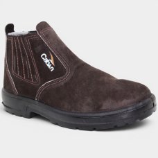 Botina de Segurança Caban CA40030 Couro Nobuck TP045 - Marrom Botina de Segurança Caban CA40030 Couro Nobuck TP045 - Marrom
