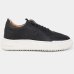 Tênis Couro Democrata Denim Block Masculino - Preto