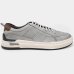 Tênis Couro Democrata Denim Mike Masculino - Chumbo