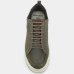 Tênis Couro Democrata Denim Mike Masculino - Cinza