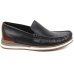 Mocassim Couro Democrata Flow Masculino - Preto