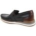 Mocassim Couro Democrata Flow Masculino - Preto