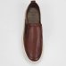 Slip On Couro Democrata Denim Fender Masculino - Marrom
