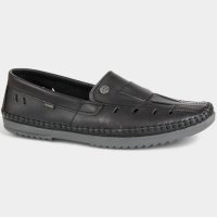 Mocassim Couro Freeway Logan 2 Masculino - Preto
