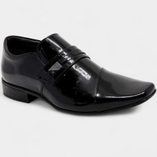 Sapato Social Jota Pe Couro Air Fillipo Masculino - Preto