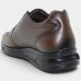 Sapato Casual Jota Pe Couro Soft 3D Evolution Masculino - Marrom Escuro