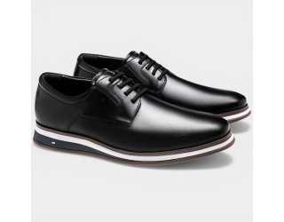 Sapato Jota Pe Couro Air Navagio Masculino - Preto Sapato Jota Pe Couro Air Navagio Masculino - Preto