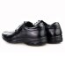 Sapato Jota Pe Couro 3D Double Air Com Cadarço Masculino - Preto