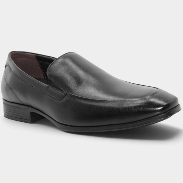 Sapato Social Jota Pe Couro Air Boncy Masculino - Preto