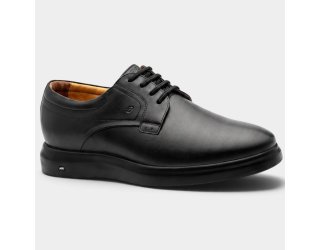 Sapato Social Jota Pe Couro Air Enigma Masculino - Preto Sapato Social Jota Pe Couro Air Enigma Masculino - Preto