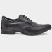 Sapato Social Couro Jota Fran Com Cadarço Masculino - Preto