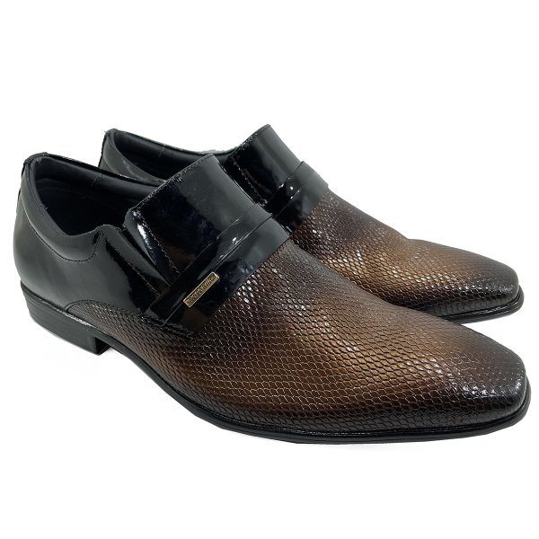 Sapato Social Rafarillo Couro Dubai Class - Oliva